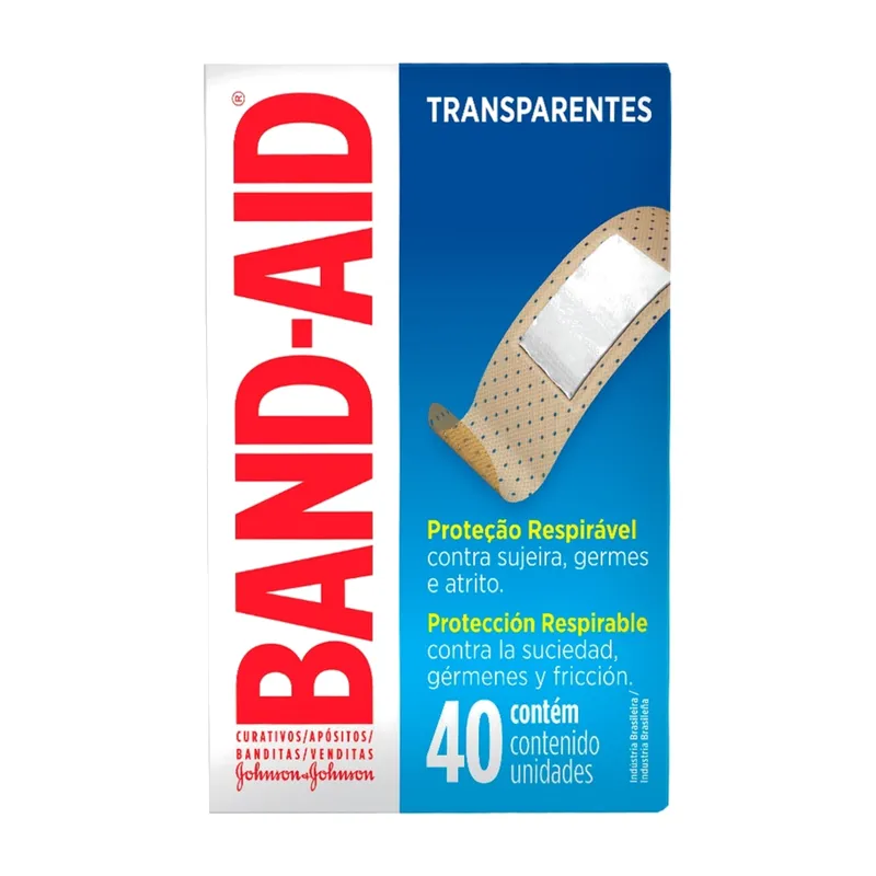 Band-Aid Curitas Transparentes, 40 unidades