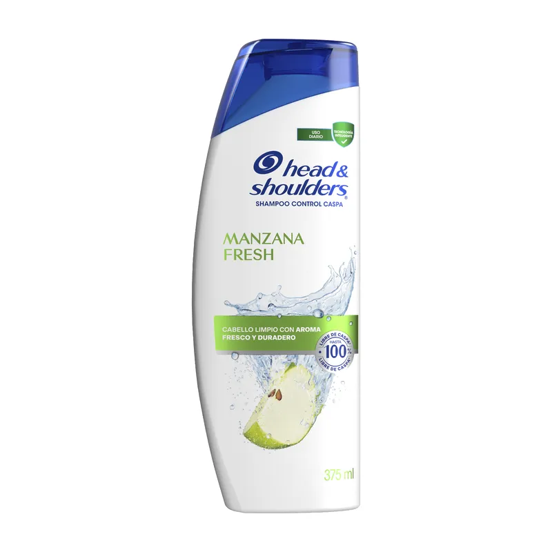Head & Shoulders Shampoo control caspa Manzana Fresh, 375 ml