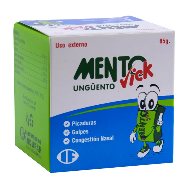Mentovick Ungüento, Pote de 85 g