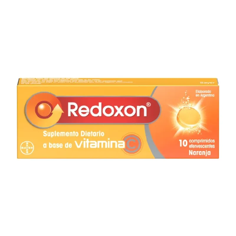 Redoxon Vitamina C 1 g Sabor Naranja, 10 comprimidos efervescentes