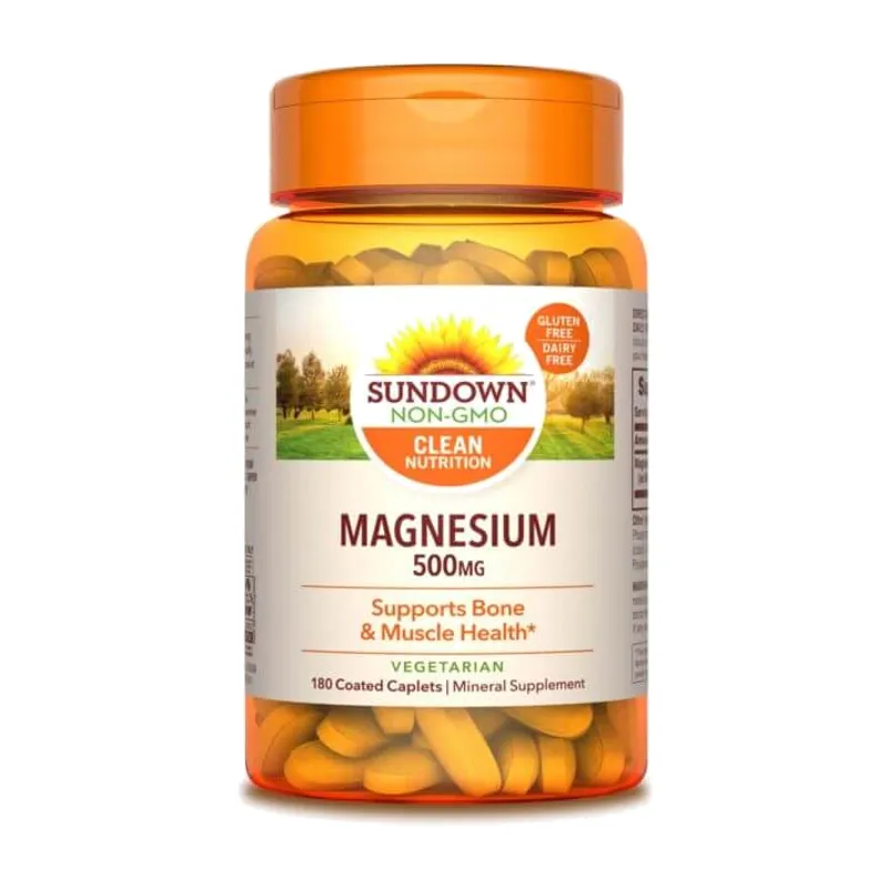 Sundown Naturals Magnesio 500 mg, 180 comprimidos recubiertos