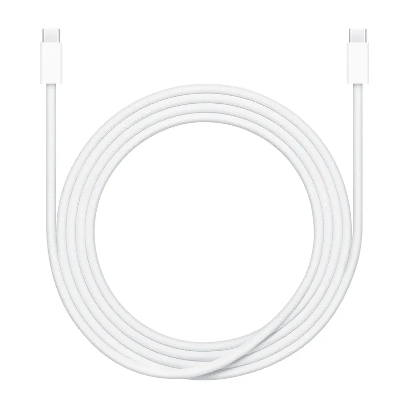 Cable de carga Apple USB-C trenzado de 240 W (2 m), Blanco