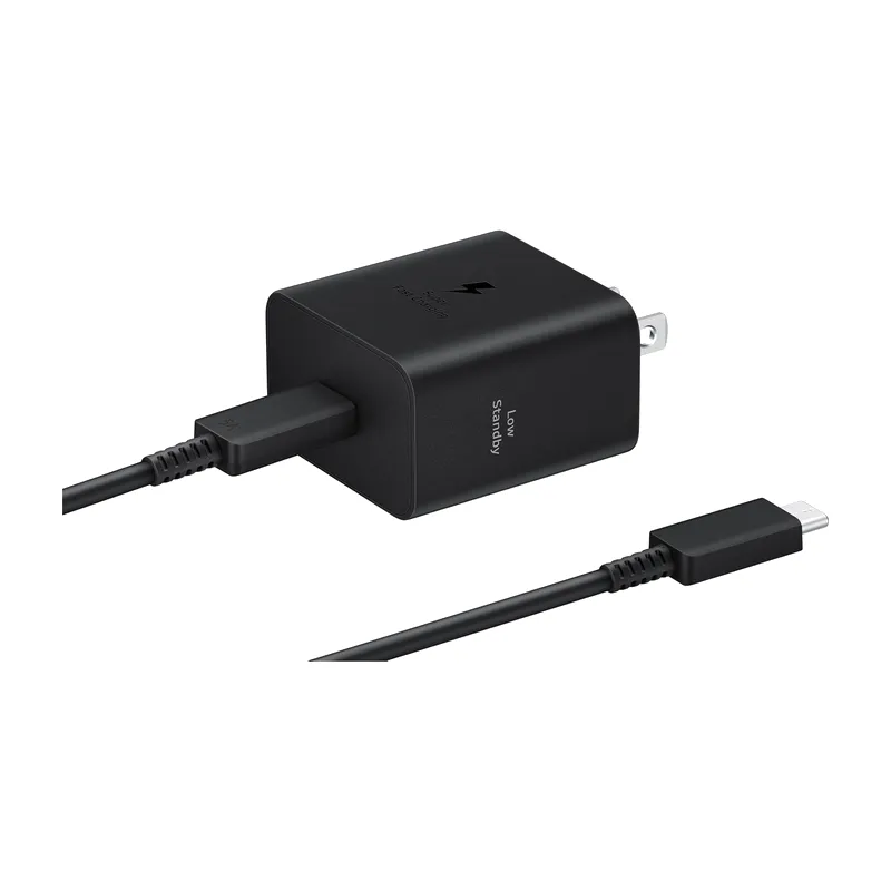 Cargador Samsung Super Fast Charging 45 W, Negro