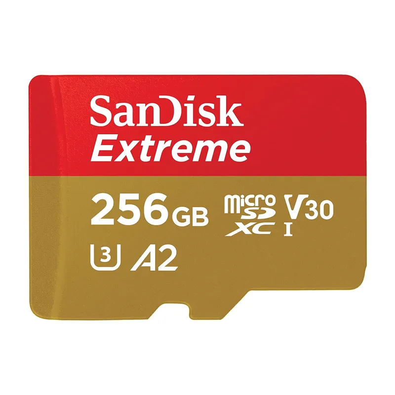 Tarjeta SanDisk microSDXC Extreme 256 GB, A2 · V30
